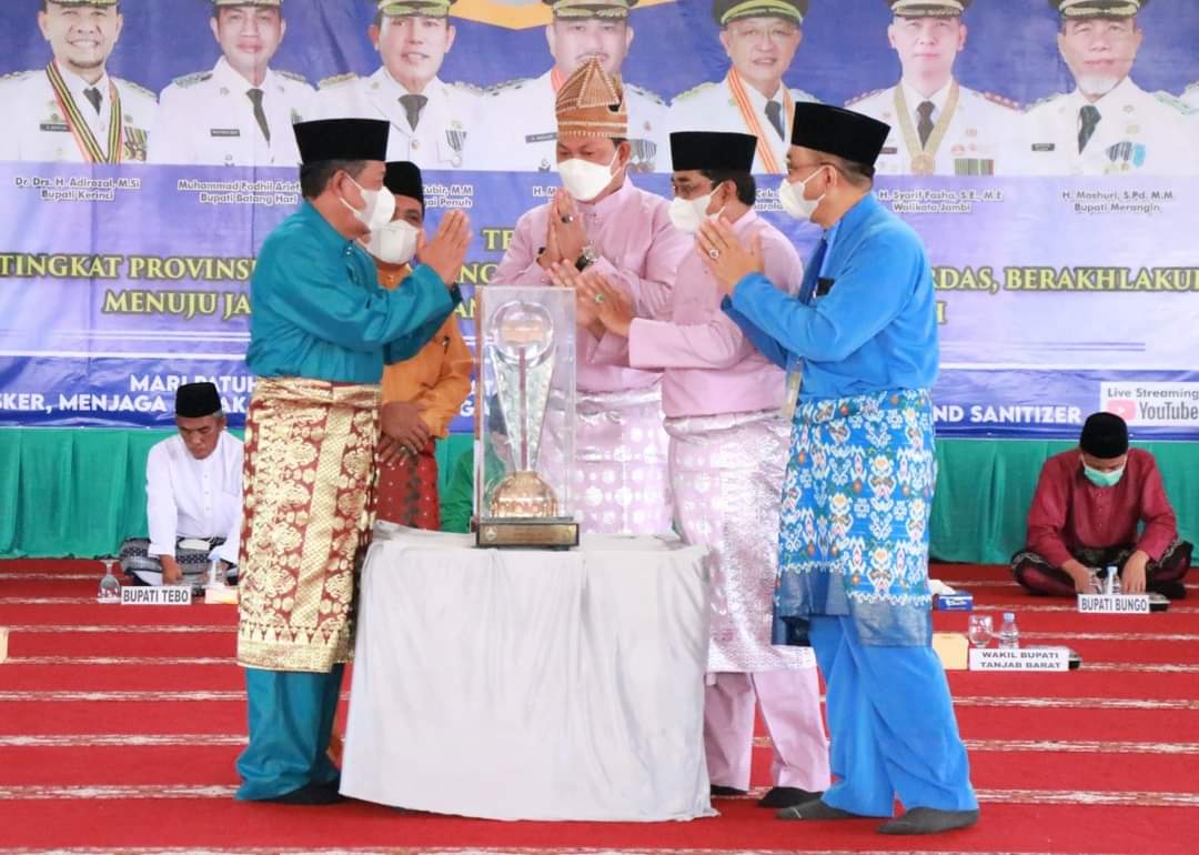 Tanjabbarat Juara Umum MTQ Provinsi Jambi ke-50 Tahun 2021