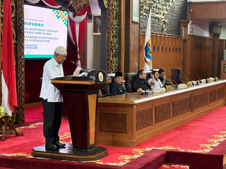 Catatan Fraksi-fraksi DPRD Terkait LKPj Gubernur Jambi, Dari Batu Bara Hingga Proyek Multiyears