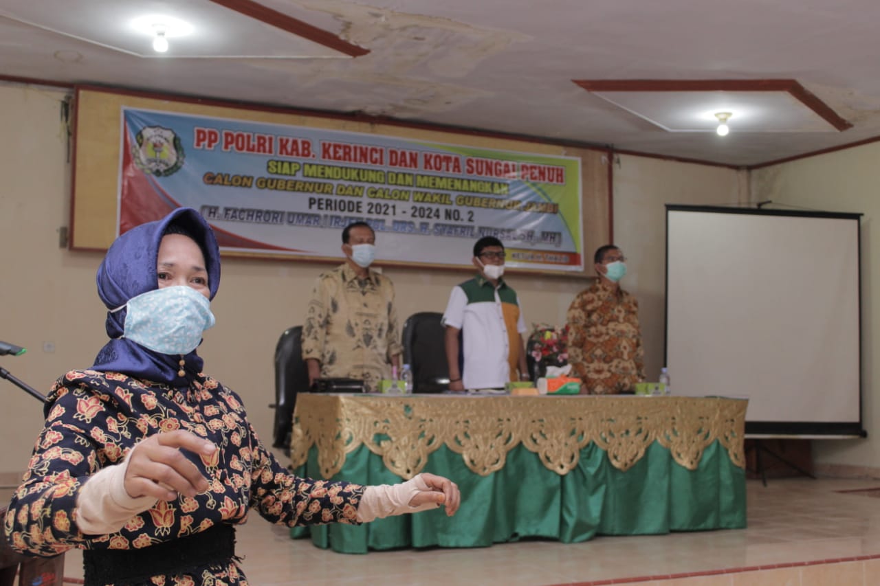 Persatuan Purnawirawan Polri dan Warakawuri Kerinci dan Sungaipenuh Siap Menangkan Fachrori-Syafril 