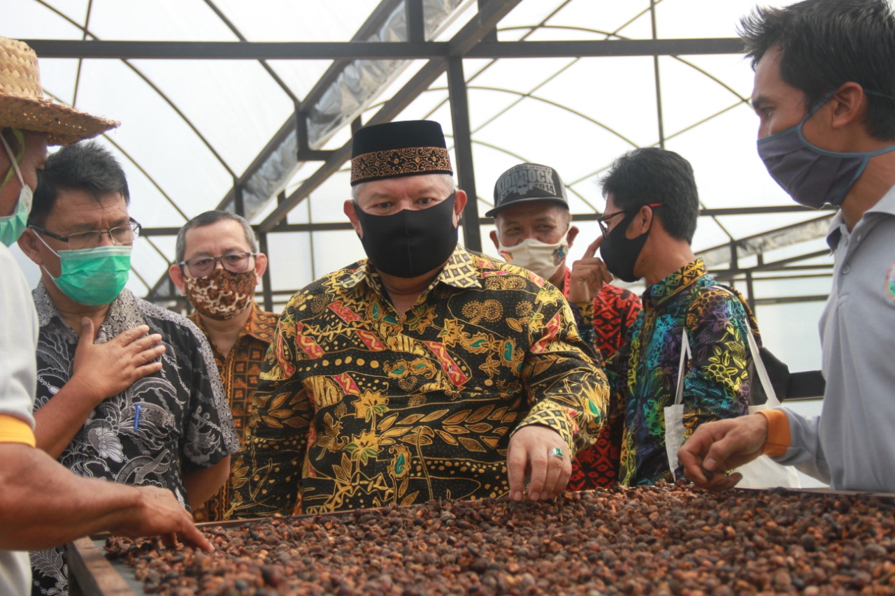 Bupati Resmikan Gedung Produksi Kopi Liberika