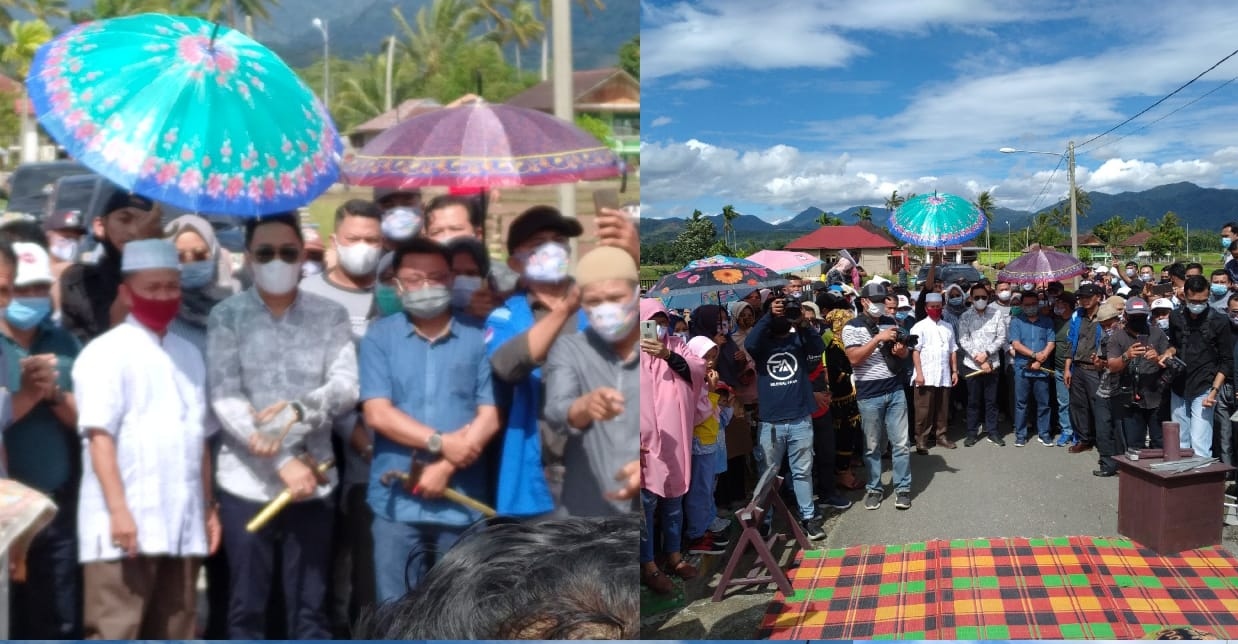 Disambut Riang Gembira, Fikar - Yos Didoakan Warga Koto Padang Jadi Walikota dan Wakil Walikota