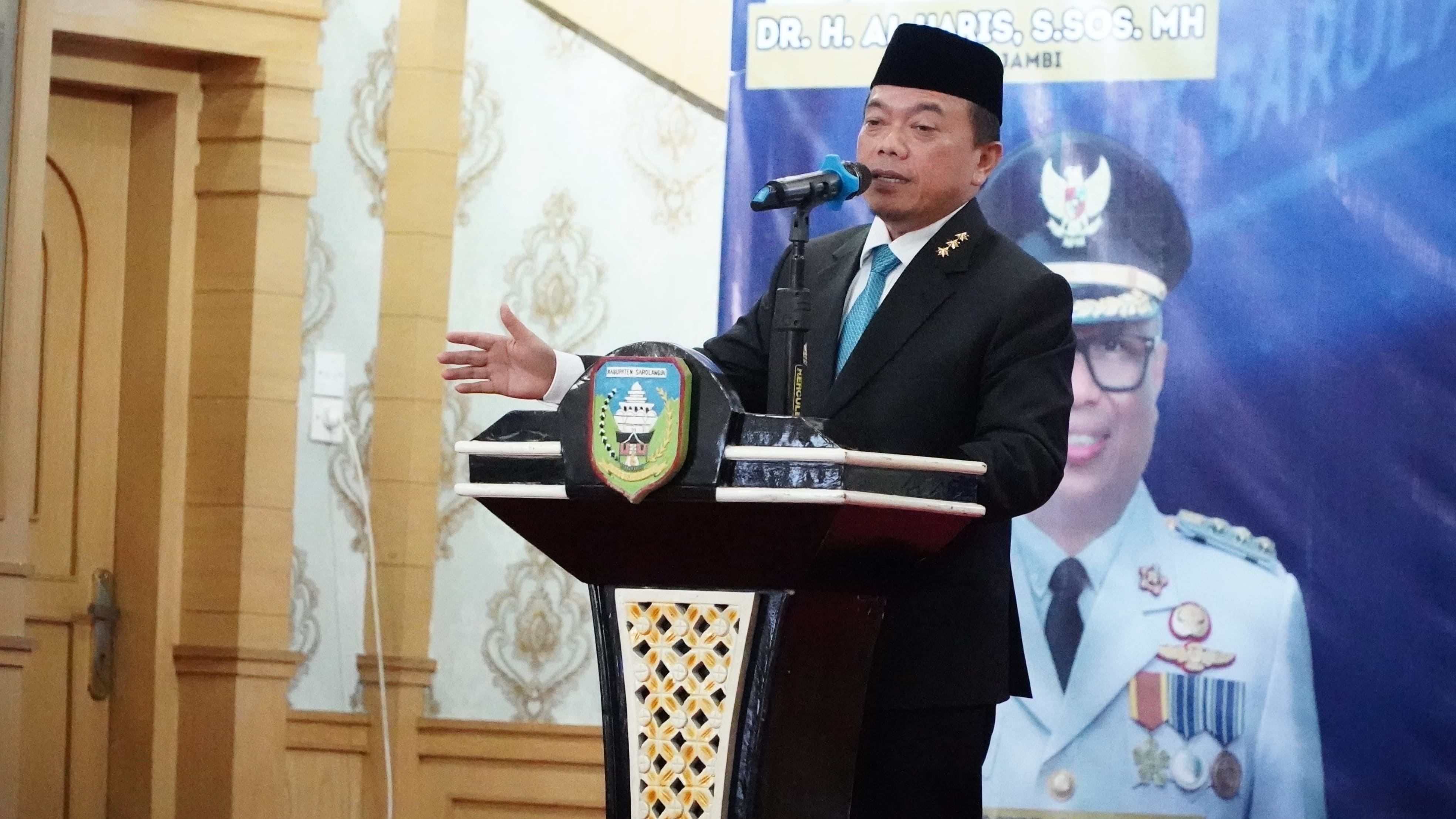 Gubernur Al Haris Hadiri Sertijab Bupati dan Wakil Bupati Sarolangun