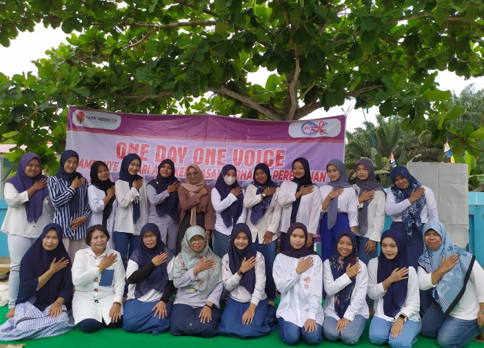 ONE DAY ONE VOICE – Kampanye 16 HAKTP Forum Perempuan Muda/FPM Dampingan APM JAMBI “Diskusi dan Aksi Perempuan Muda Bersuara”.