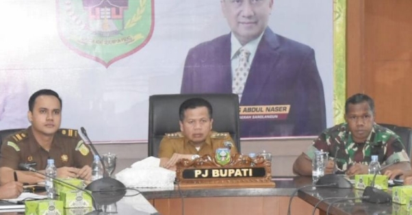 Rakor Bersama Mendagri, PJ Bupati Henrizal : Bahas Pengendalian Inflasi Daerah