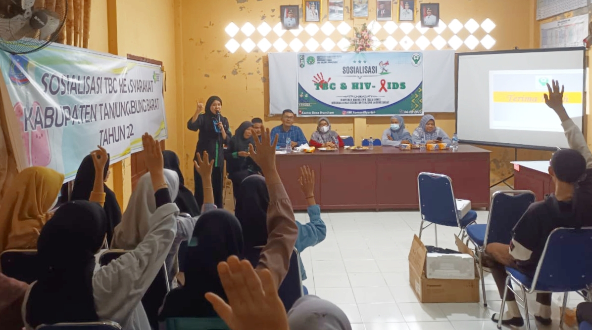 HMI Komisariat Syariah Gelar Sosialisasi Bahaya TBC, HIV, dan AIDS