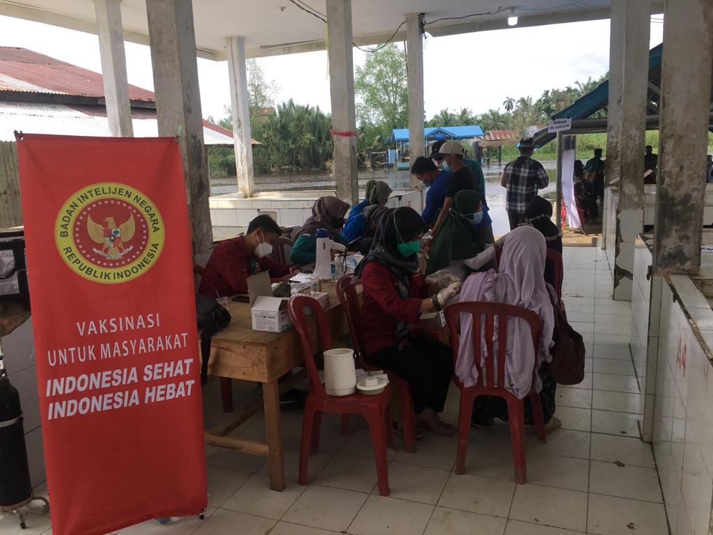 Kembali Gelar Vaksinasi Massal, BIN Daerah Jambi Diapresiasi Warga