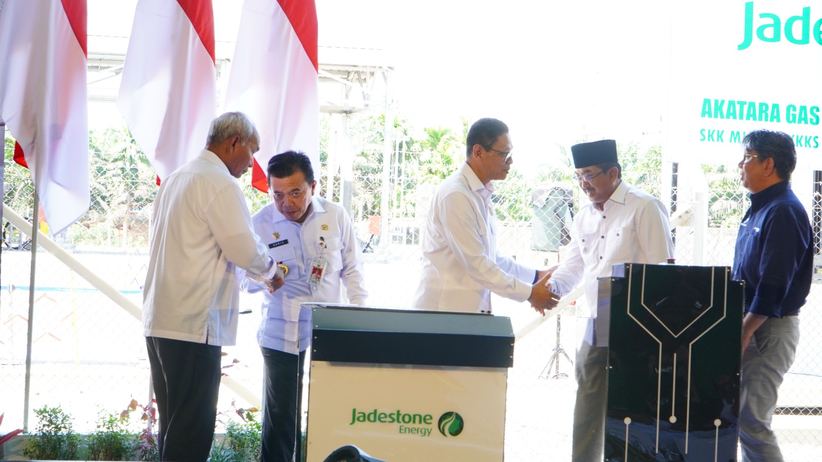 Wamen Resmikan Proyek Fasilitas Gas Akatara Di Jambi