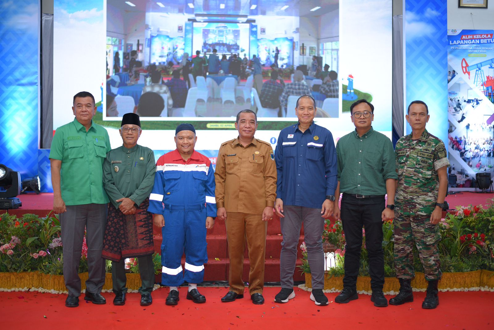 Seremonial Serah Terima Area Operasi Betung Meruo Senami Oleh PT Pertamina EP Field Jambi 