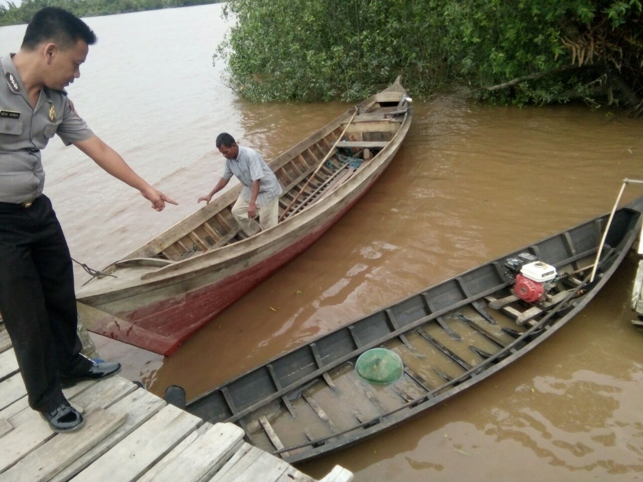 Pompong Tenggelam, 2 Korban Belum Ditemukan