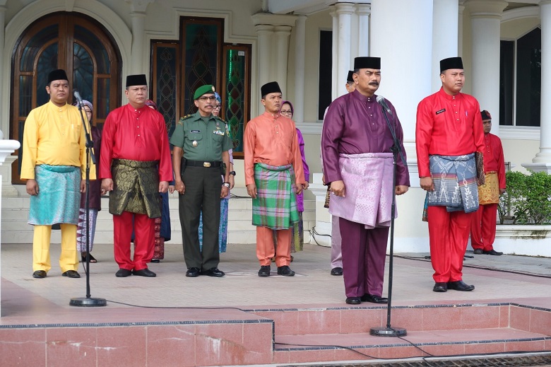 Pemkab Tanjabarat Gelar Upacara, Peringati Hut Jambi