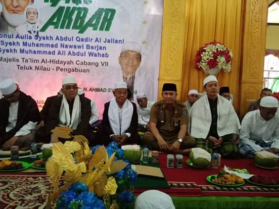 Takbir akbar dan haul Syekh Abdul Qadir Al Jailani  Di banjiri Jamaah