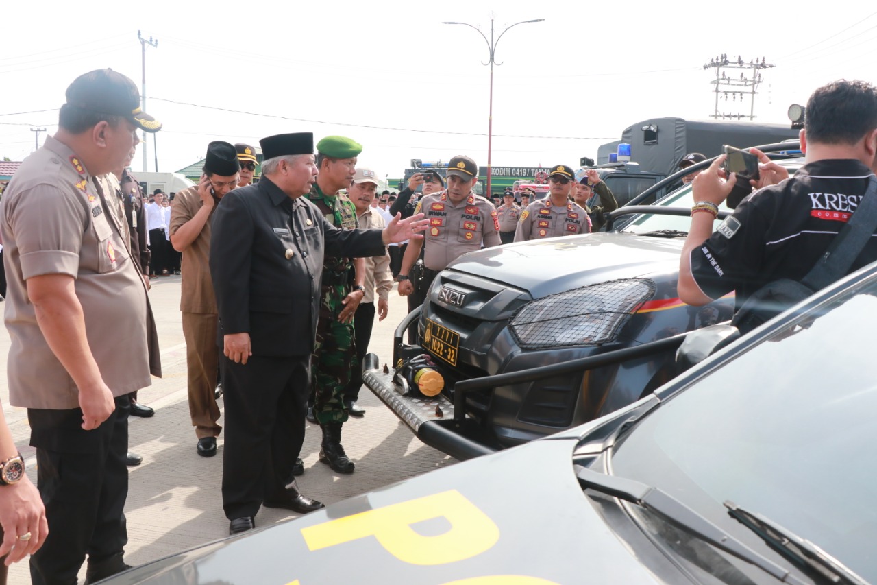 Gelar apel pengamanan menghadapi pemilu 2019, Sinergitas TNI dan Polri