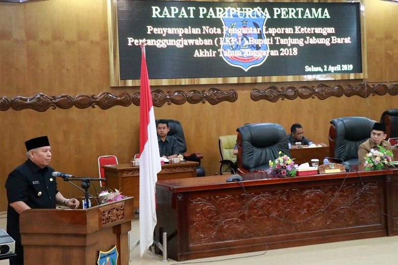 Sampaikan LKPJ 2018, Safrial : Capaian Tahun Sebelumnya Sebagai Titik Tolak Dalam Mengatur Langkah Kedepan