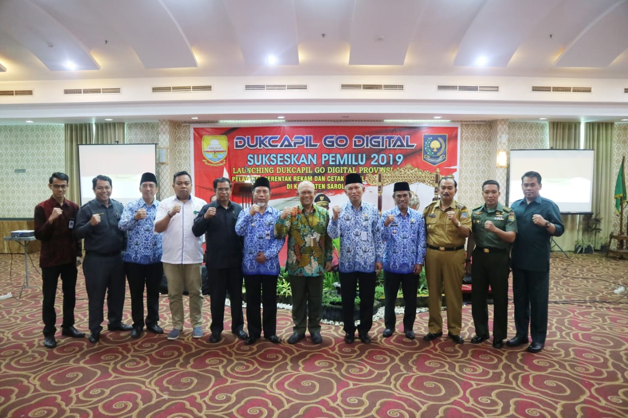 Wabup hadiri Launching Dukcapil Go Digital Provinsi Jambi