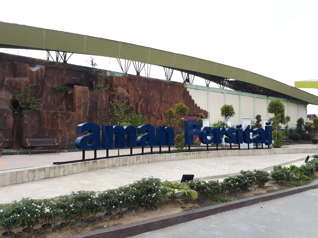 Huruf 'T' Taman Persitaj Kuala Tungkal Copot, 