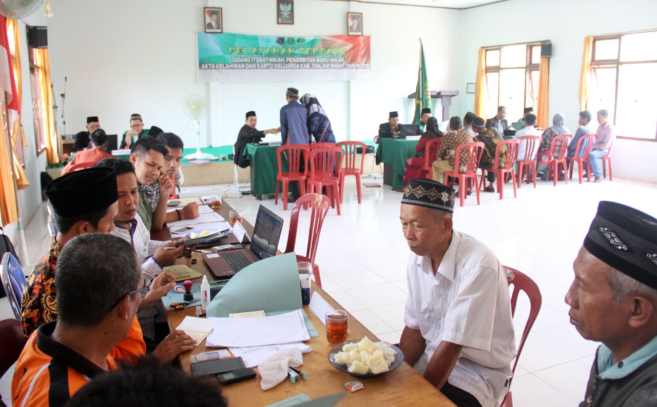 Pelayanan Terpadu Sidang Itsbath Nikah, di Kecamatan seberang Kota Sukses