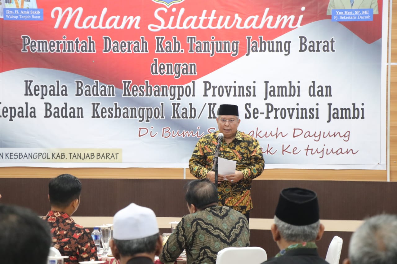 Malam silaturahmi, Bupati Safrial Sambut Kaban Kesbangpol Se-Provinsi Jambi