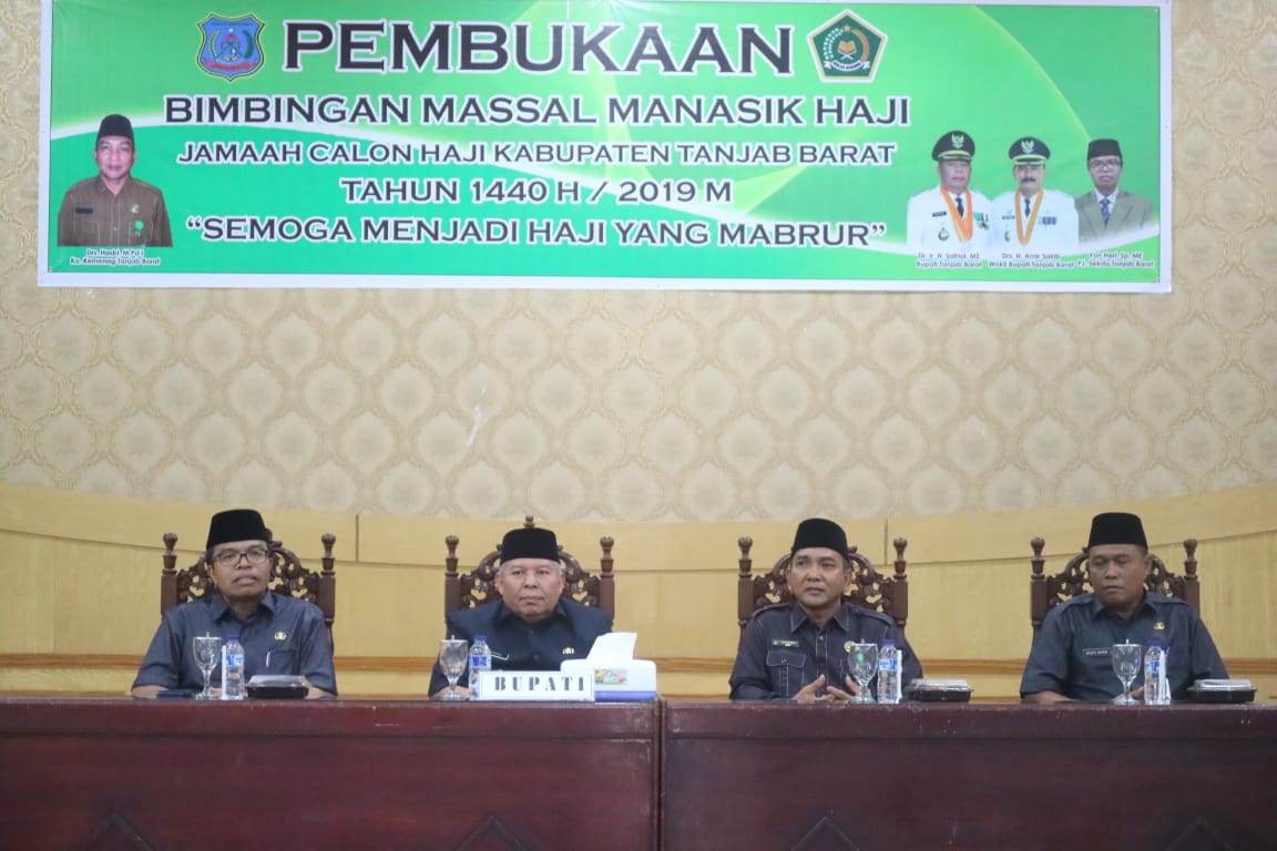 Bupati Safrial Buka Manasik Haji Tahun 2019