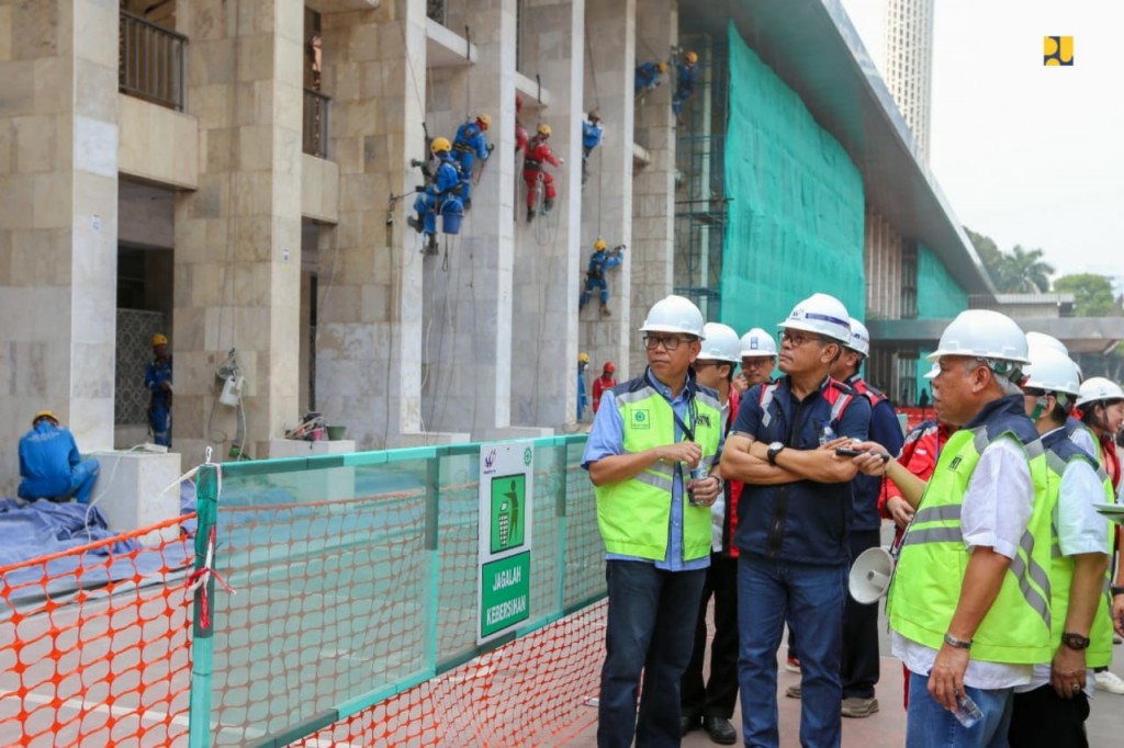 Renovasi Masjid Istiqlal Ditargetkan Selesai Maret 2020