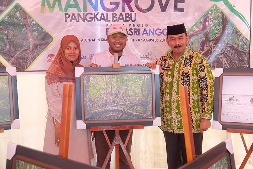 Pameran Poto Asri Angga,  Sampaikan Potensi Wisata Magrove Tanjabbarat