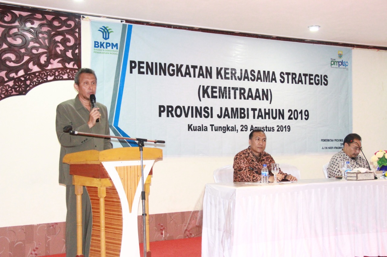 Sekda Tanjabbar Hadiri Acara Peningkatan kerjasama strategi kemitraan