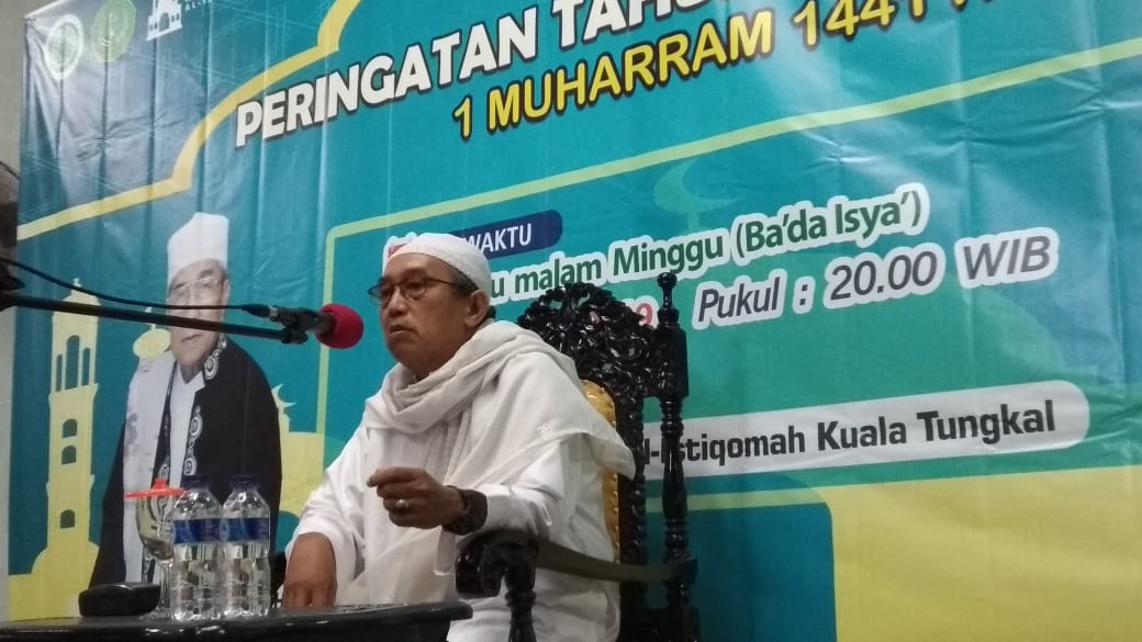 KH Marzuki Arsyad Isi Ceramah Peringatan 1 Muharram Di Tanjabbarat