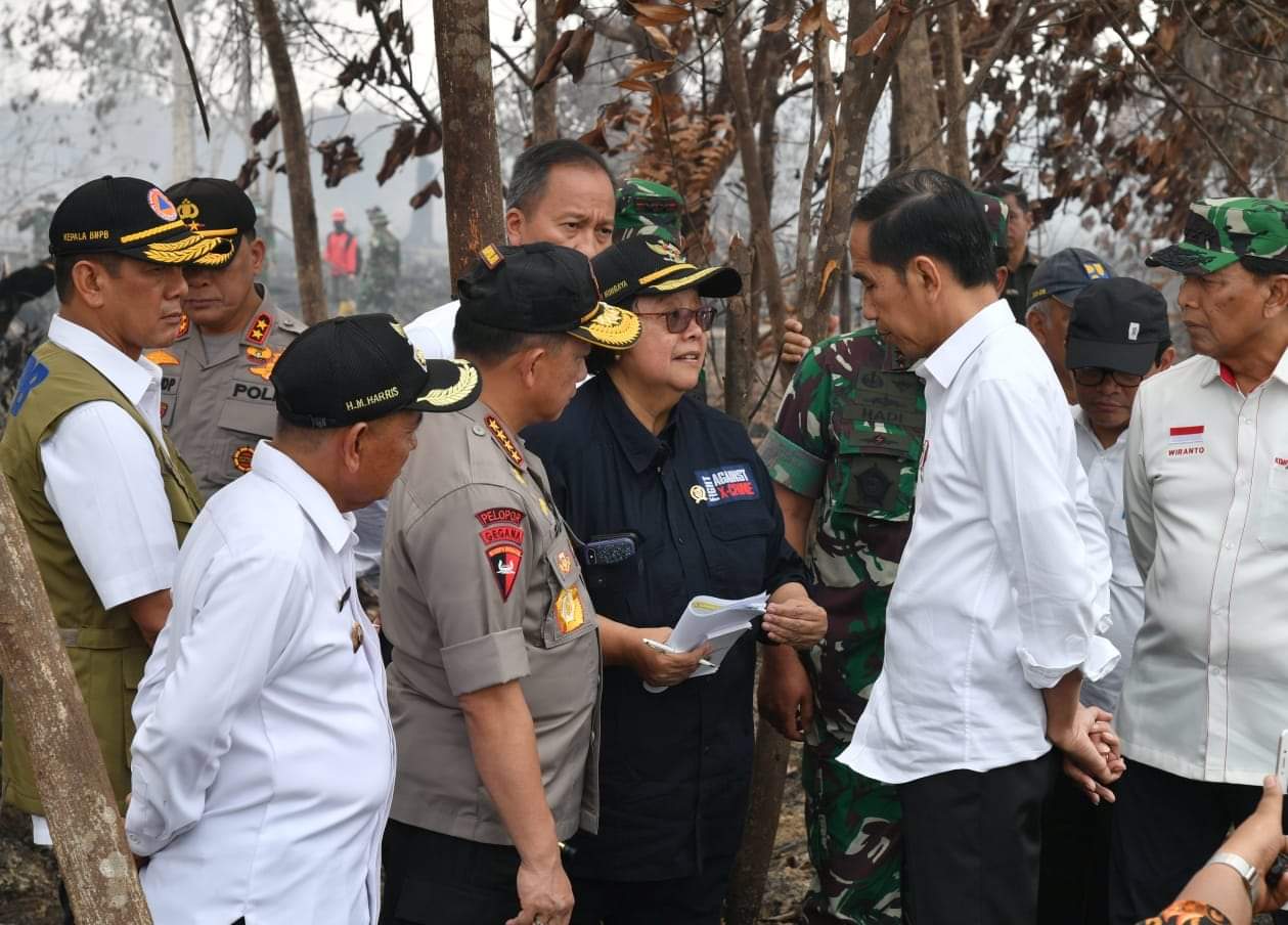 Presiden Jokowi Tegaskan Pentingnya Upaya Pencegahan Karhutla