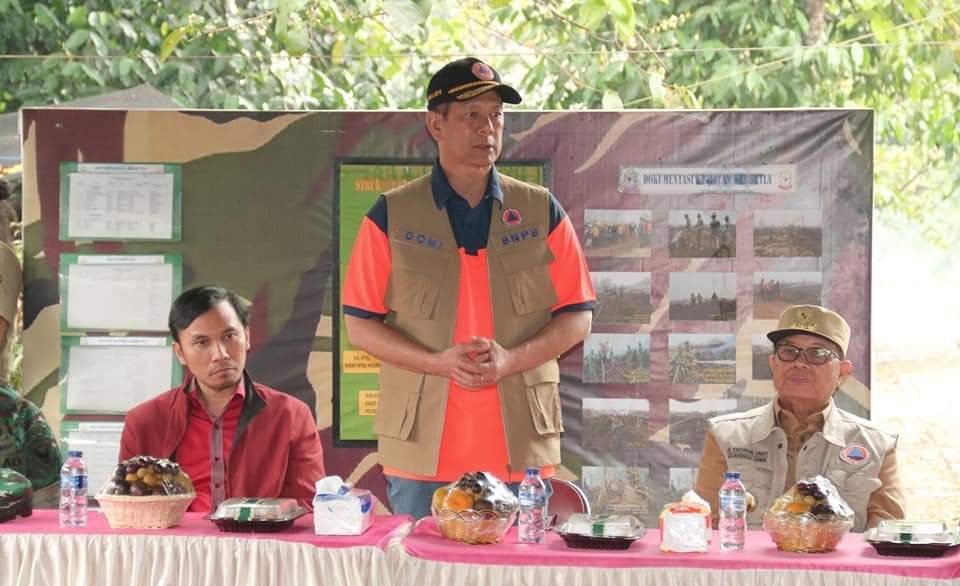 Fachrori Berterima Kasih BNPB Bantu Atasi Kebakaran Hutan dan Lahan Jambi