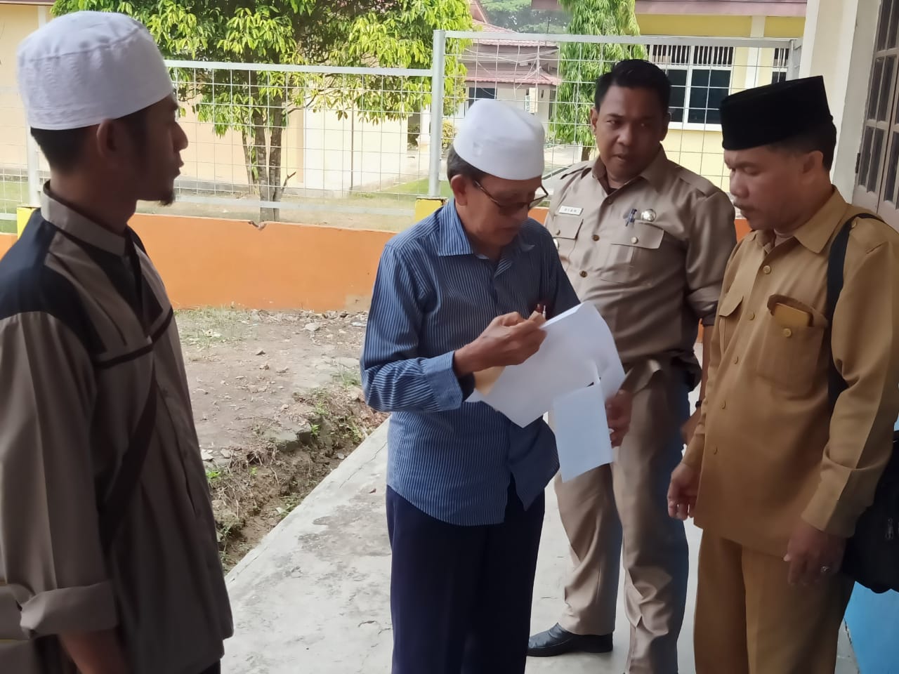 Pemkab Tanjabbarat Tinjau Kesiapan MTQ ke 49 Tingkat Kabupaten Tanjabbarat di Tebing Tinggi