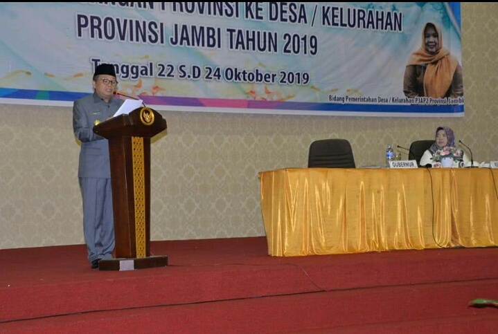 Gubernur Jambi Ingatkan Atasi Ketimpangan Pembangunan Desa