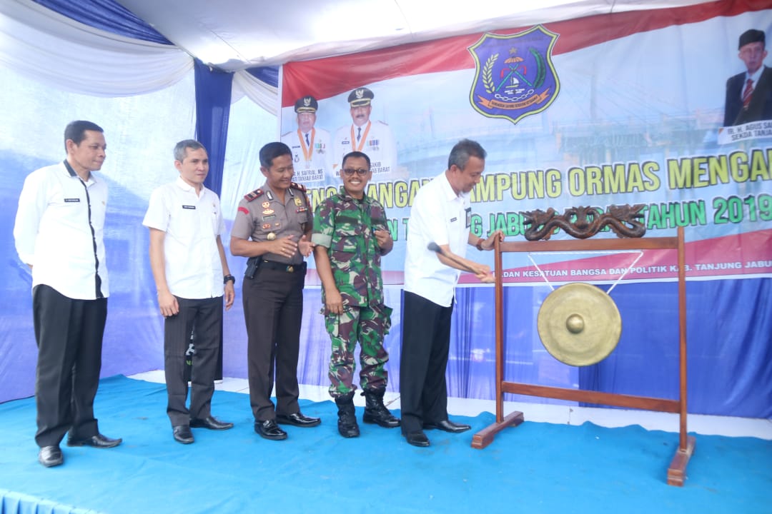 Pemkab Tanjab Barat Gelar Pencanangan Kampung ORMAS Mengabdi