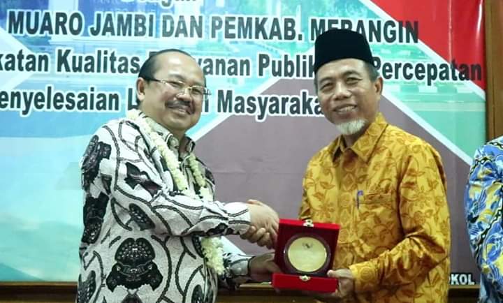 Wapub Merangin MoU dengan Ombudsman RI