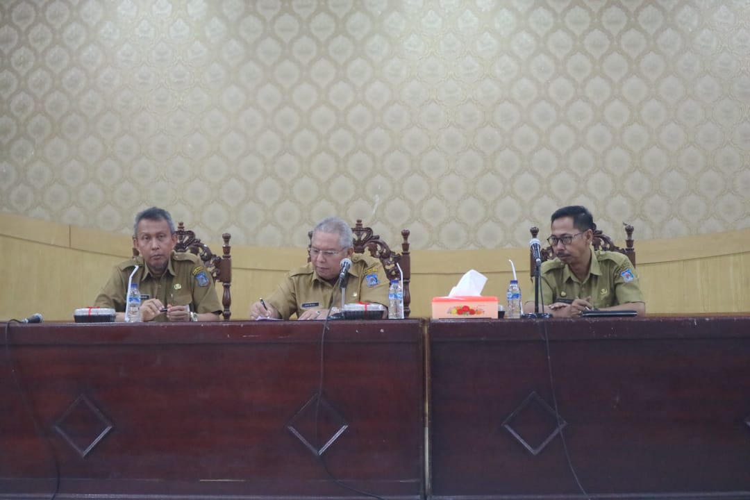 Bupati Pimping Langsung Rapat Antisipasi Virus Corona di Tanjab Barat