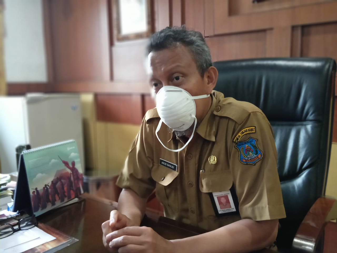 Pemkab Tanjabbar Gandeng UMKM Siapkan 10.000 Masker Kain Gratis