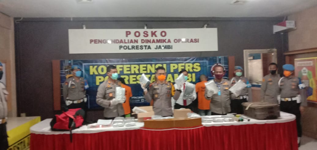 Polda Jambi Bongkar Peredaran Narkotika yang Dikendalikan Seorang Napi