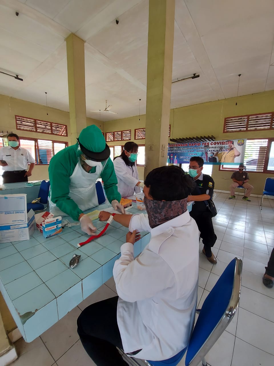 Cegah Covid-19, Anggota BNNP Laksanakan Ravid Test