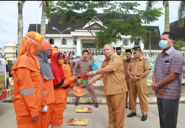 Jang Hari Raya Idul Fitri, Safrial Launcing Sembako Bersubsidi