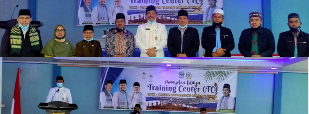 PJ Sekda Asraf Buka Training Center Peserta MTQ Tingkat Provinsi Jambi