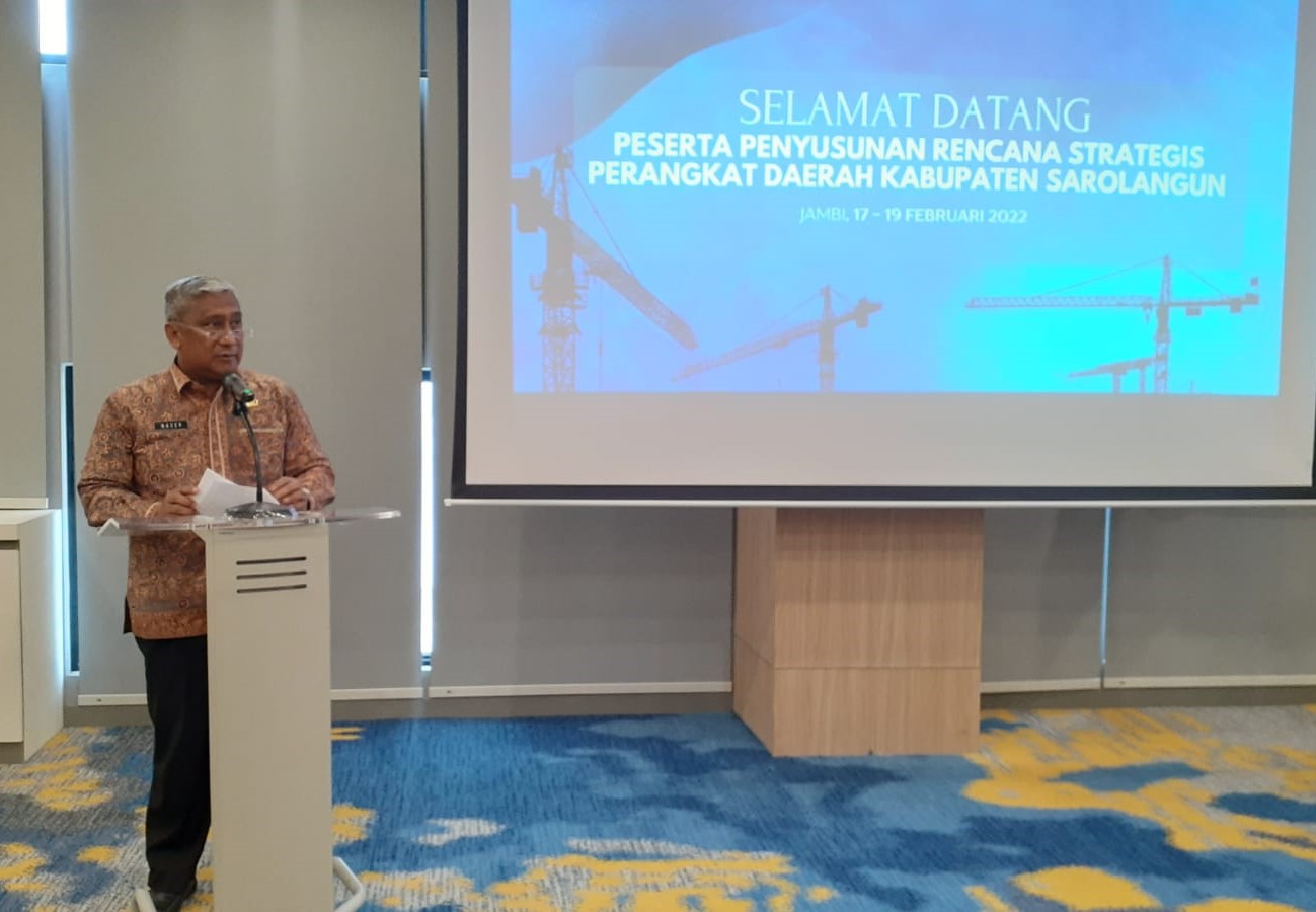 Kegiatan Penyusunan Renstra Perangkat Daerah Tahun 2023-2026 Pemkab Sarolangun