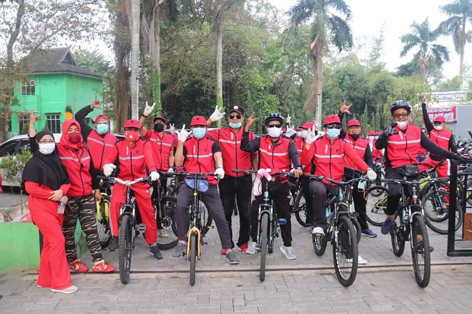 DPD PDI Perjuangan Provinsi Jambi Gelar Gowes Bareng