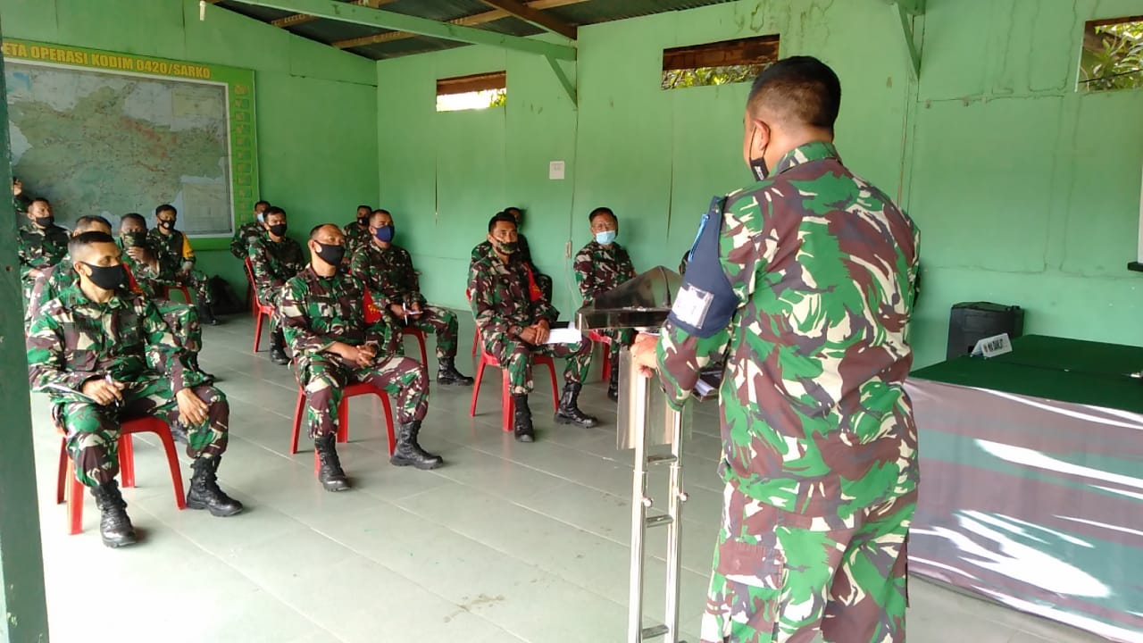 Kasrem 042 Gapu Tutup Latihan Posko I Kodim Sarko