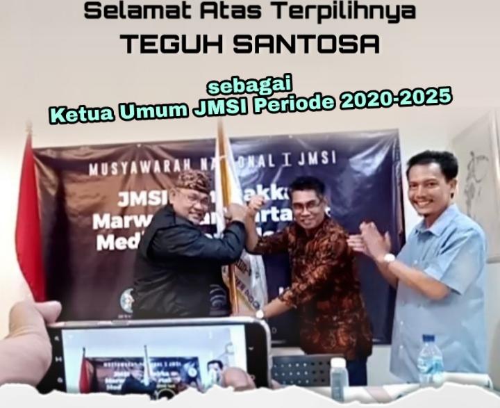 Munas Ke I JMSI ,  CEO RMOLNetwork  Teguh Santosa Terpilih Jadi Ketum JMSI