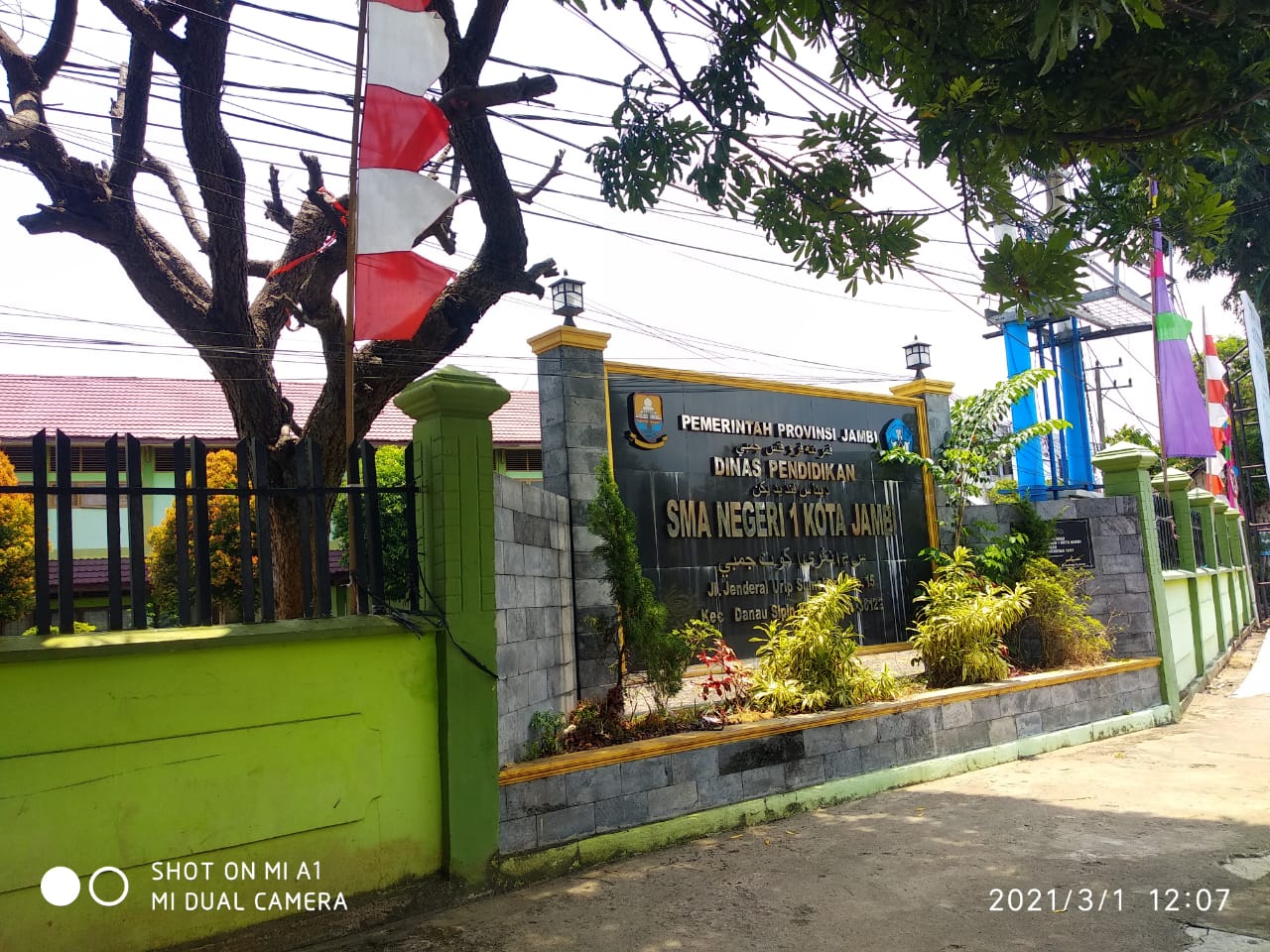 Sekolah Tatap Muka Baru Dibuka,  Satu Orang Pelajar SMAN 1 Kota Jambi Postif Covid 19