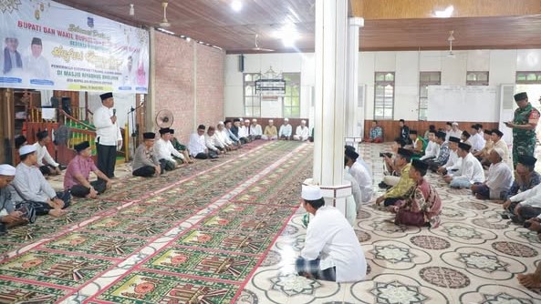 Pemkab Tanjung Jabung Barat Laksanakan Safari Ramadhan di Desa Kempas Jaya Kecamatan Senyerang.