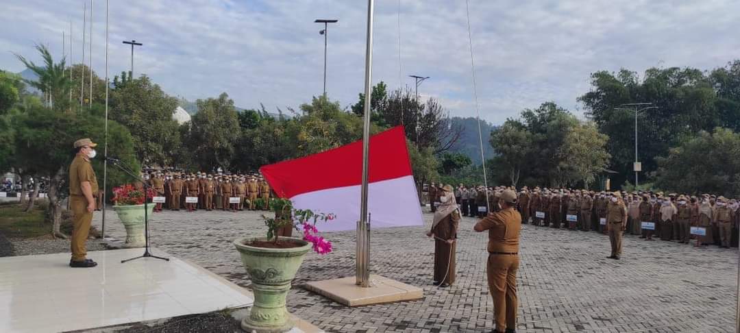 Pimpin Apel Perdana, Wako Ahmadi : Berikan Pelayanan Berkeadilan, Pupuk Rasa Kekeluargaan