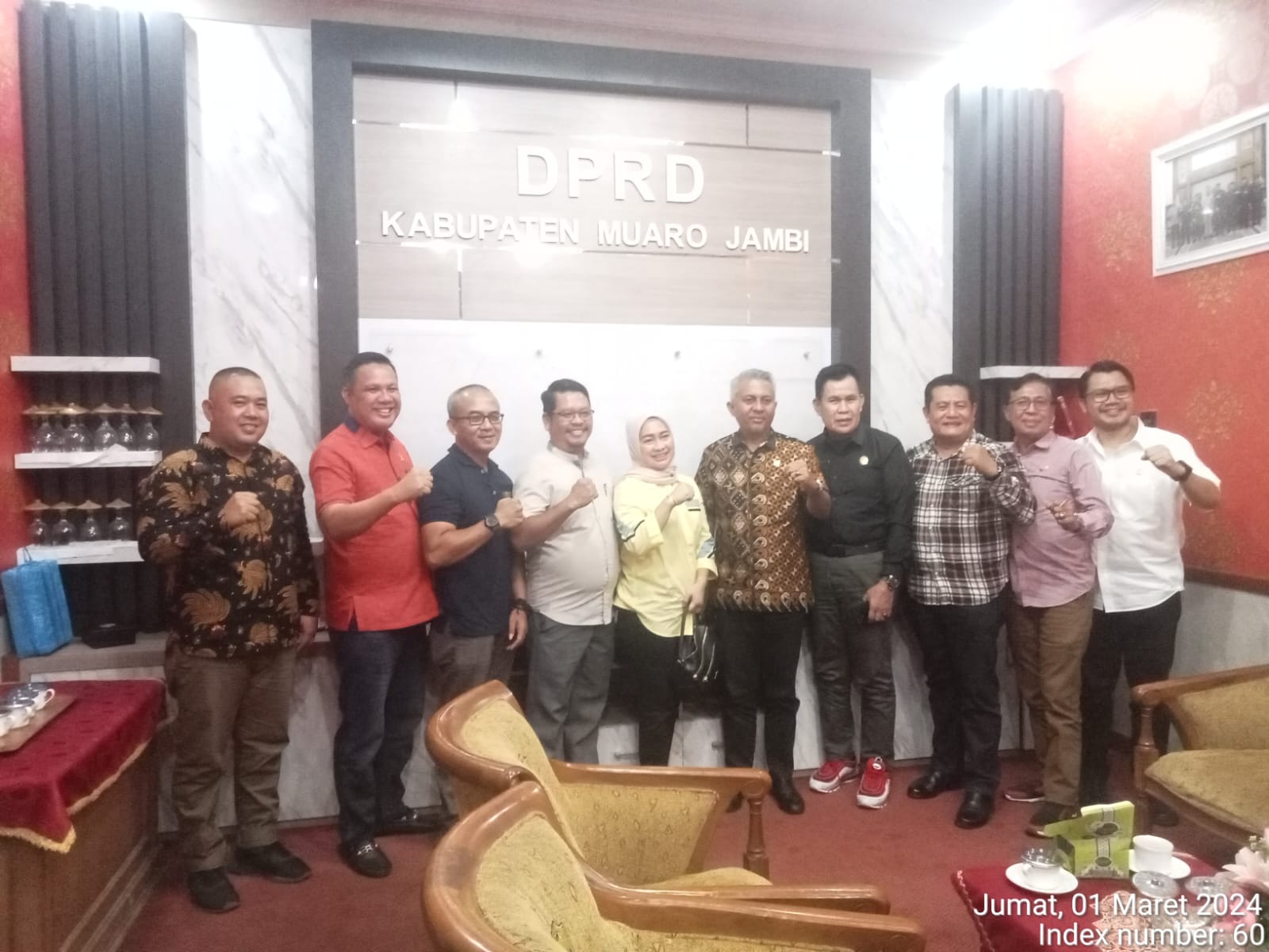 DPRD Kabupaten Muaro Jambi Menerima Kunjungan DPRD Ogan Ilir