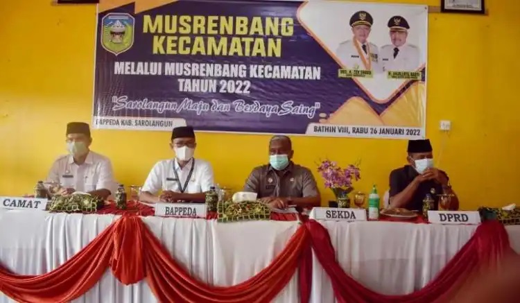 Sekdakab Endang Buka Musrenbang Kecamatan Bathin VIII