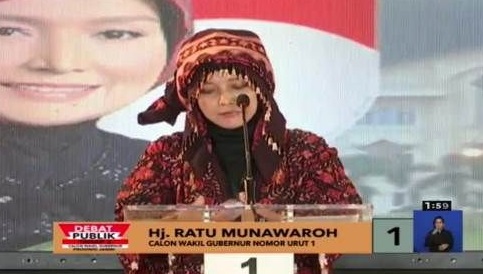 Sama Seperti Cek Endra, Ratu Munawaroh Paparkan Visi-Misi Sesuai Tema Debat Tanpa Teks