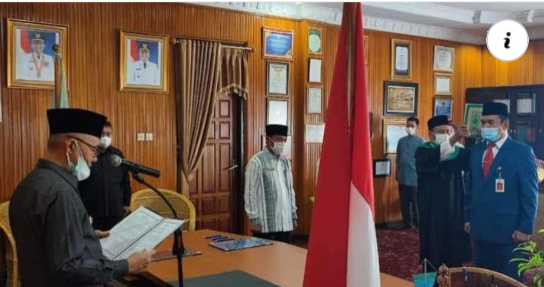 Asraf Dilantik Lagi Jadi Sekda Kerinci