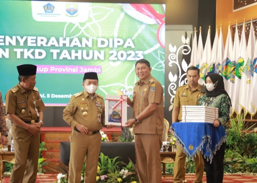 Wabup Hairan Hadiri Kegiatan DIPA dan TKD Tahun 2023